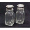 Salt and Pepper Shakers Glass 60ml SS Top (EA)