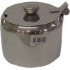 Sugar Bowl 18/8 0.3L or 10oz with Hinged Lid (EA)