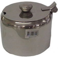 Sugar Bowl 18/8 0.3L or 10oz with Hinged Lid (EA)