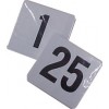 Table Number Set 1 to 25 Black on White for Stand (ST)