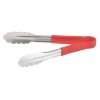 Tong Utility SS 230mm Red (EA)