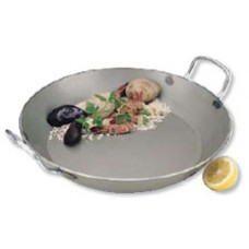 Paella Pan 1.5mm Black Steel 300mm 2 Handles (EA)