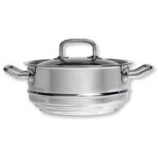 Chef Inox Multi Fit Steamer with Lid 18/10 SS 200x95mm (EA)