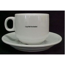 Vitroceram Saucer 150mm White suit Stackable Cup (PK 12)