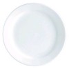 Vitroceram Round Plate 160mm Narrow Rim White (CT 48)