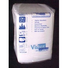 Vistex Cleaning Cloth White 40 x 30 Shts (PK 40)