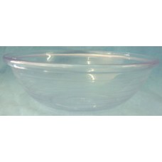 Ribbed Bowl Clear 150mm (EA)