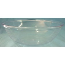 Ribbed Bowl Clear 200mm (EA)