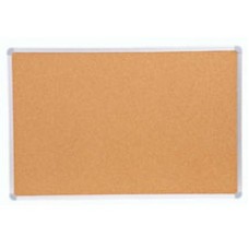 Vista Corkboard 450 x 600 Alum Frame EA